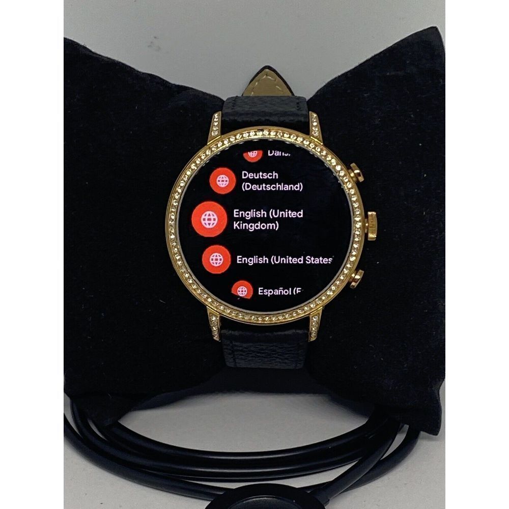 Fossil Gen 4 Authentic Digital Dial Smart Watch Custom Band FTW6015 AB175